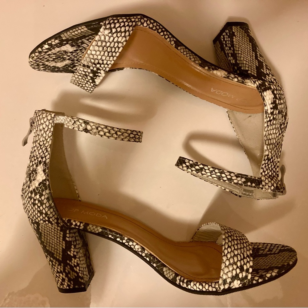 Snakeskin Heels